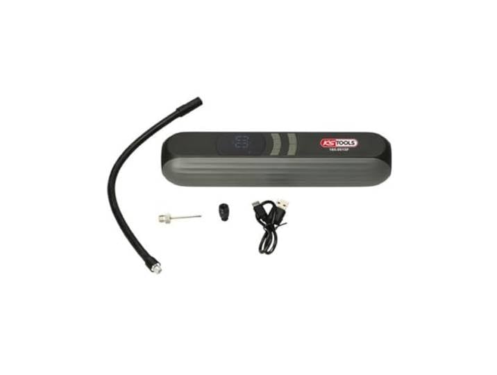 KS Tools 165.0815F Mini compresseur rechargeable - compresseur à air Mini compresseur rechargeable portatif\, pression réglable