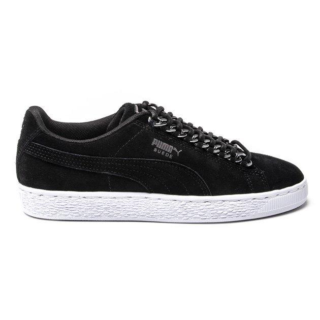 Puma Suede Classic x Chain Womens Schwarz Trainer