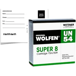UN54 B+W Neg.Film Super 8 m.Entw. 2K Scan Download, 15m ISO 64-200