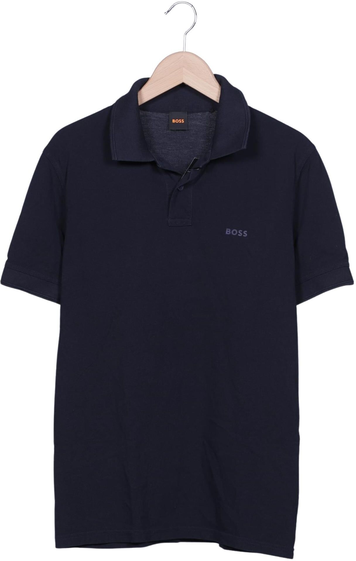 Boss Orange Herren Poloshirt, Marineblau, Gr. S, Baumwolle - Second Hand