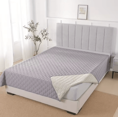 Inspire Picks CozyShield Waterproof Dog Bed Cover For Sofas & Furniture Protection gray 200x200cm