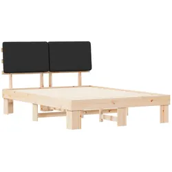 vidaXL, Bett, Bettrahmen (140 x 190 cm)
