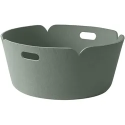 Muuto Restore Round Aufbewahrungskorb, dusty green