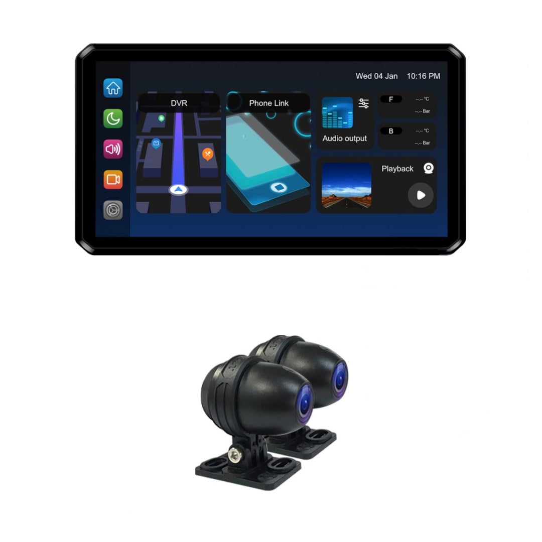 AlienRider M2 Pro Motorrad Multimediasystem + Kameras M2MAX-201