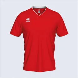 Errea, Herren, Sportshirt, Leonard (3XL), Rot, Weiss