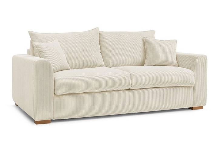 Bettsofa BOBOCHIC AUGUSTIN Cord-Stoff beige