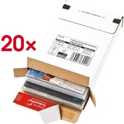 Colompac Versandkarton »CP065.52 (Maxibrief)« - 20 Stück weiß, 14.5x22.5 cm