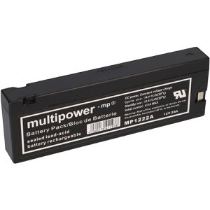 Multipower AGM-Batterie MP1222A, 12 V, 2 Ah, Klemmkontakt Anschluss