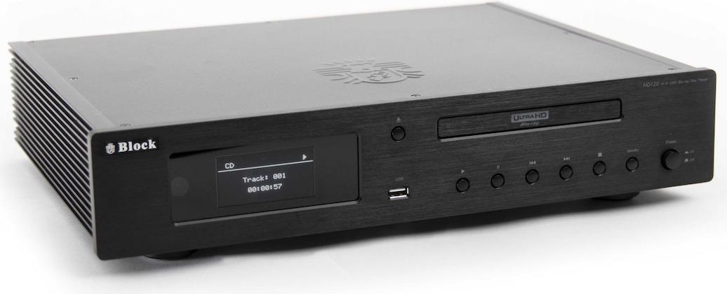 BLOCK HD-120, 6,6 kg, Schwarz, Persönlicher CD-Player