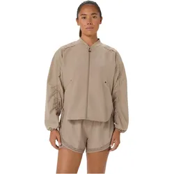 ASICS Nagino Adjustable Laufjacke Damen 200 - greige M