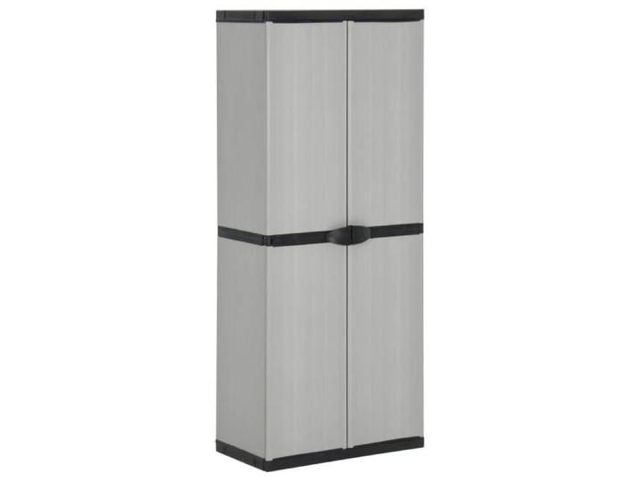 Armoire de rangement - DILWE - DIL7359722852156 - 3 étagères - PVC et PP - 68x40x168cm