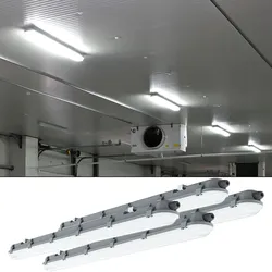 4x LED Decken Wannenleuchte Lampe Beleuchtung  L 120cm 4000 K, 4320 lm Nassraumleuchte geeignet für Garage, Keller, Halle, Lager, Büro, Industrie