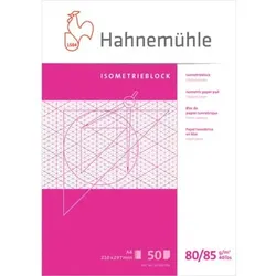 Isometrieblock A4 50 Blatt raut.