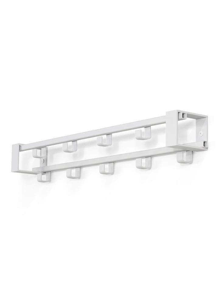 Spinder Design Wandgarderobe ''Rumo 1'' in Weiß - (B)70 x (H)10 x (T)10 cm - onesize