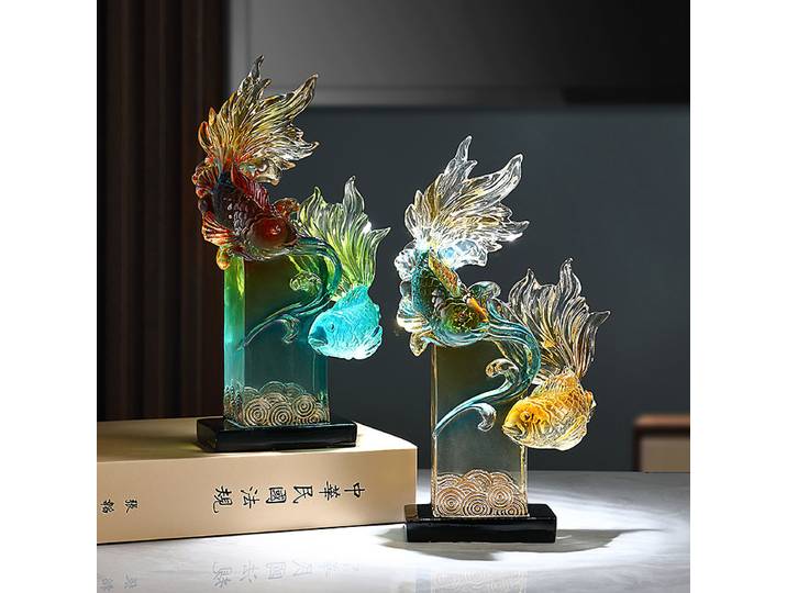 Surplus du nouvel an, richesse-attrait décoratif pour les armoires à vin du salon, les décorations pour la maison, la maison-cadeaux chauffants artisanaux