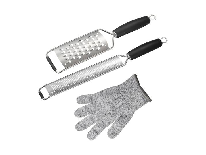 Dorre Rion lot de râpes Acier inoxydable, 3 pièces