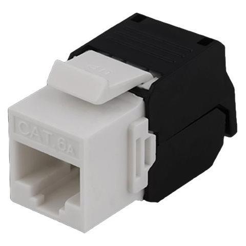 Deltaco UTP Cat6a Keystone kontaktdon oskärmad 22-26AWG in inTool-free in in (Keystone Modul) (MD-109)