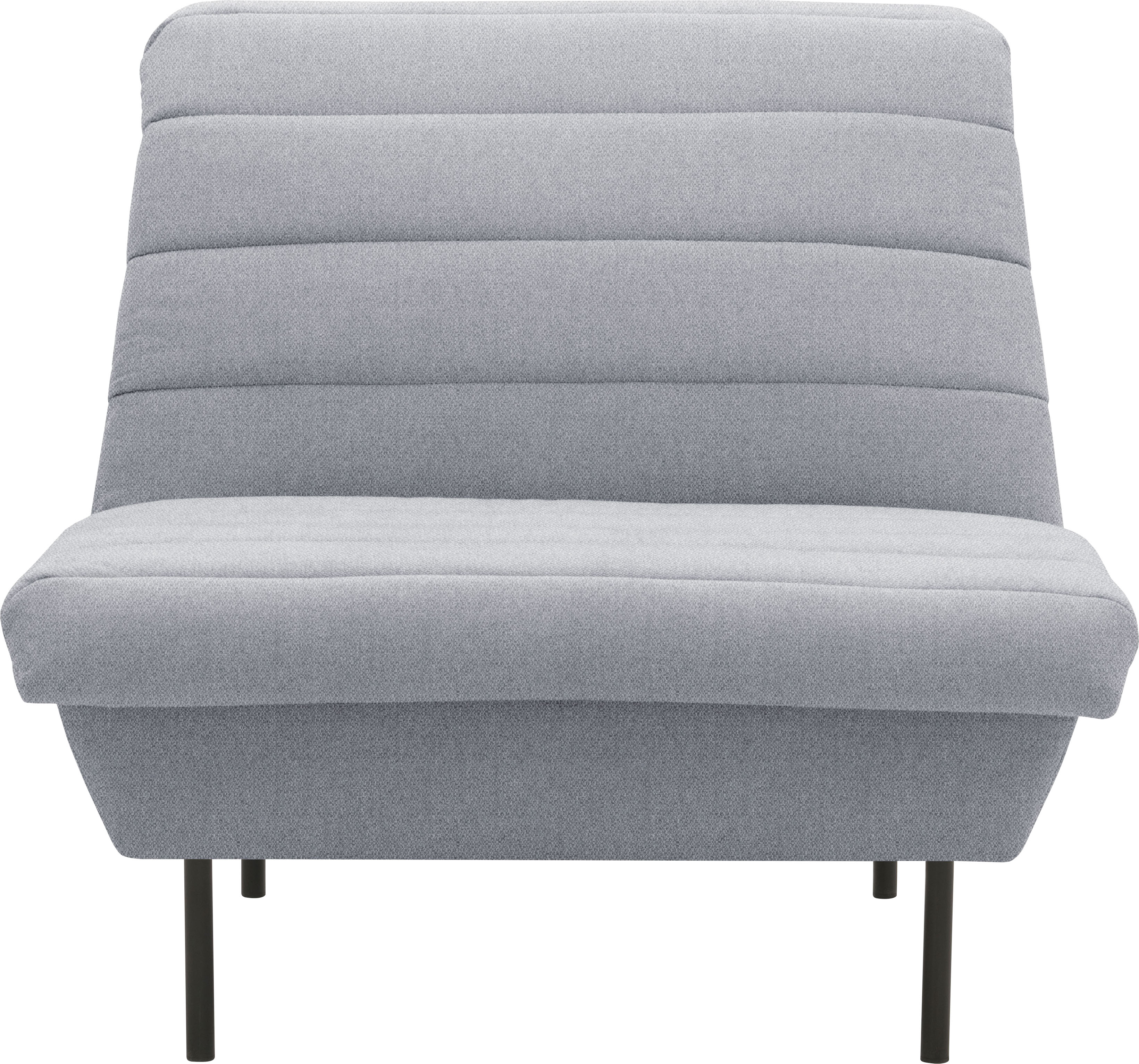 Sessel "LOOKS IX", blau (hellblau, grau), B:92cm H:92cm T:103cm, 70% Polyester (recycelt), 30% Polyester, LOOKS BY WOLFGANG JOOP, Sessel, Sessel, Quersteppung, ohne Armlehnen