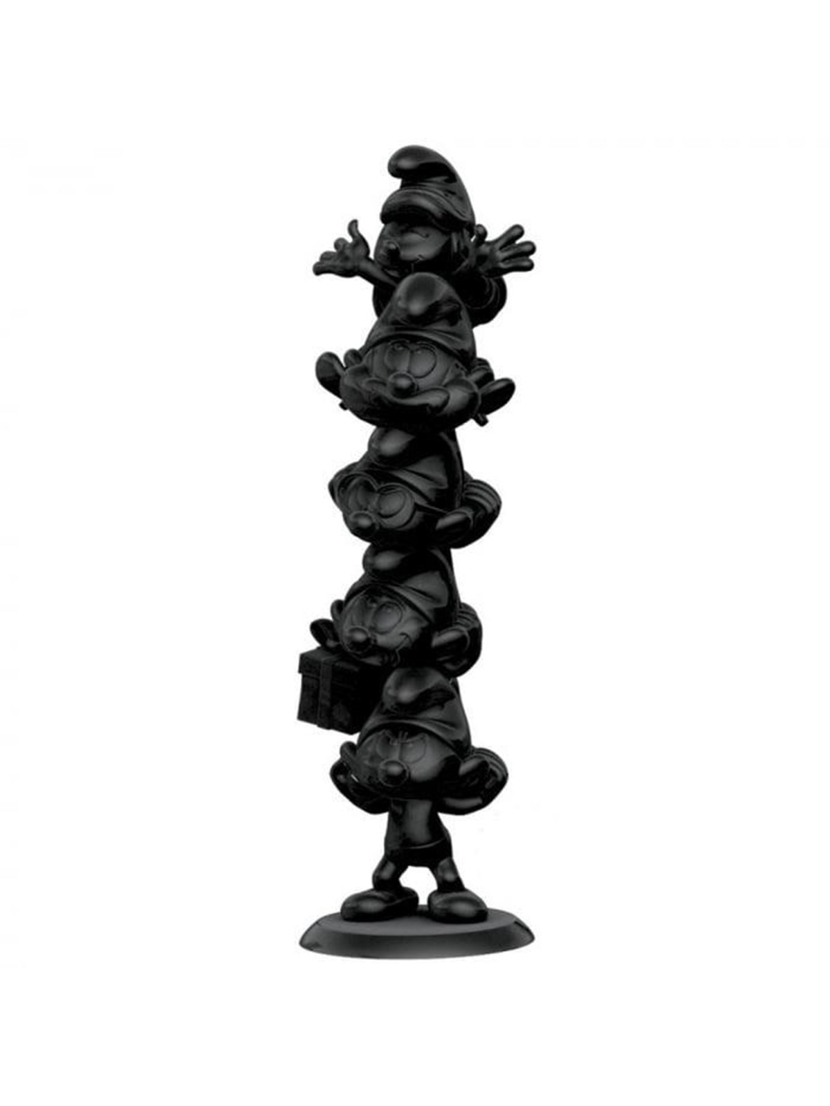 Plastoy - The Smurfs Resin Statue Smurfs Column Black Edition 50 cm - Figur