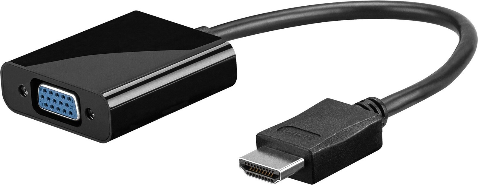 Goobay HDMI/VGA adapter, 15-polig, vernikkeld