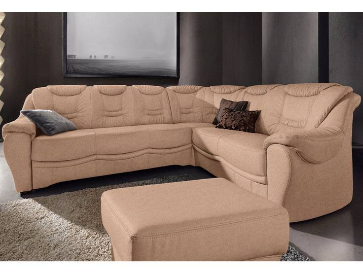 Ecksofa SIT & MORE Benson L-Form , braun, B:265cm H:94cm T:215cm, NaturLeder;Luxus-Microfaser;Luxus-Kunstleder;Primabelle-Microfaser, Sofas, Ecksofa, wahlweise mit Schlaffunktion