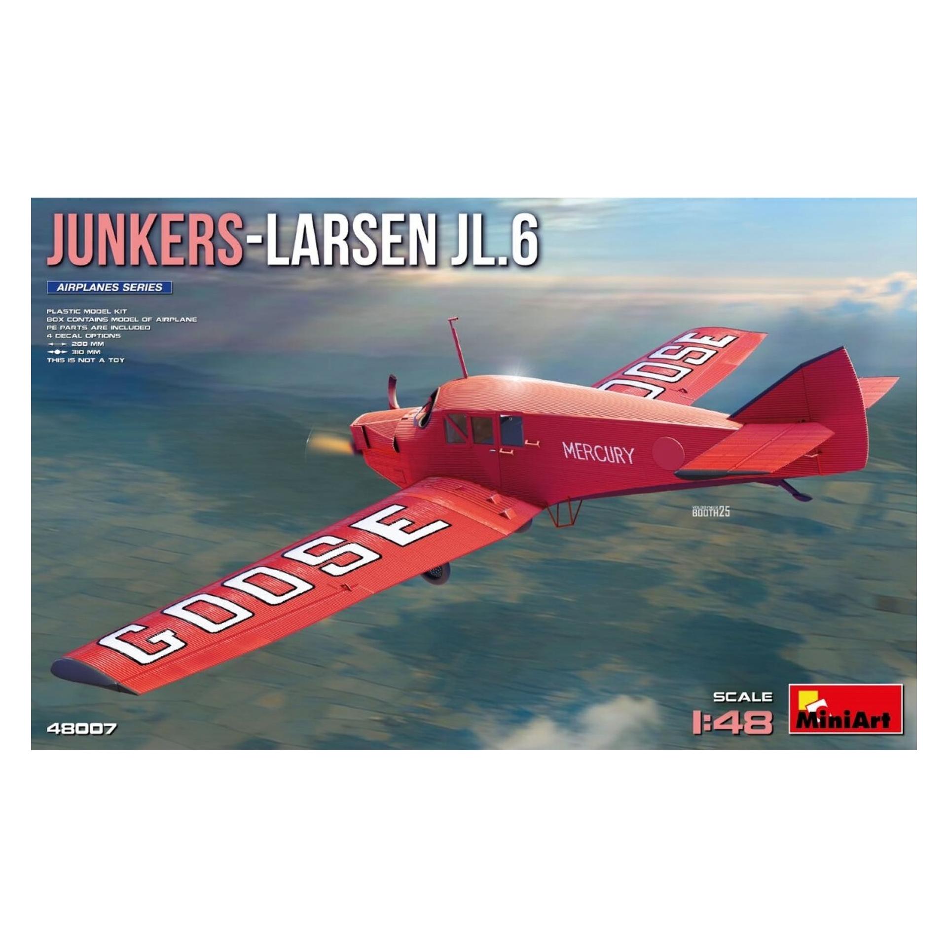 Mini art 1:48 Junkers-Larsen JL.6 (550048007)