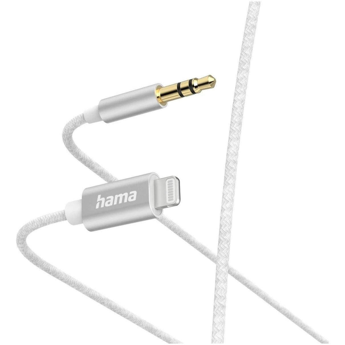 Hama Audiokabel Lightning naar 3,5mm jack, 1m, Wit