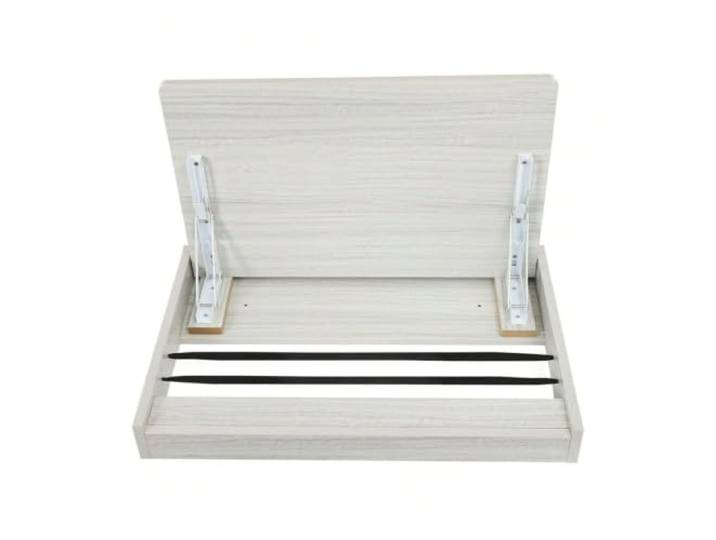 DJSKLDF Wandmontierter Klapptisch Satz an der Wand montierter, klappbarer, hellgrauer, Wandtisch aus Holz