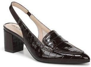 Women's Angel Slingback Pump by LifeStride in Dark Chocolate (Size 6 1/2 M)