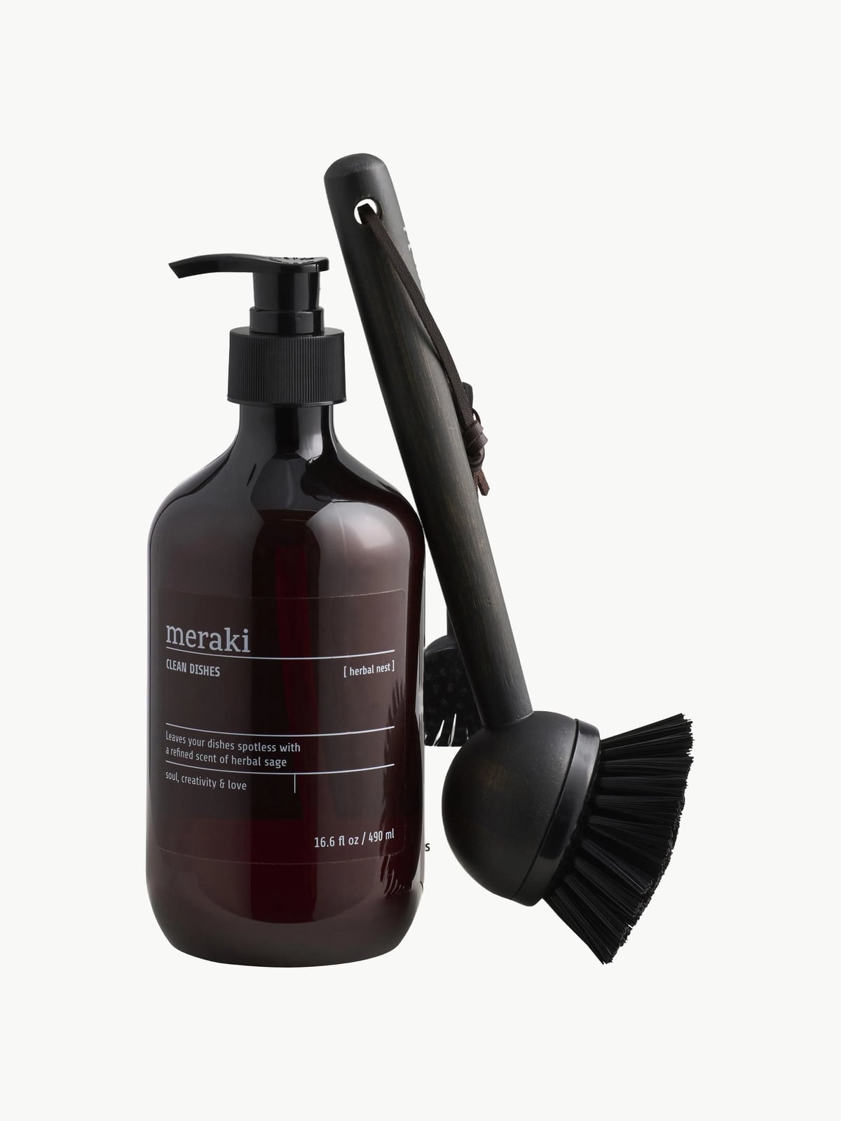 Meraki Cadeauset Afwasmiddel Black & Brown, 2-delig