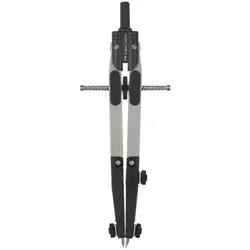 Faber-Castell Schnellverstellzirkel mit abknickbaren Schenkeln, silber silber