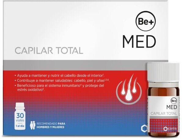 Be+ Med Capilar Total 30 Viales 10 ml