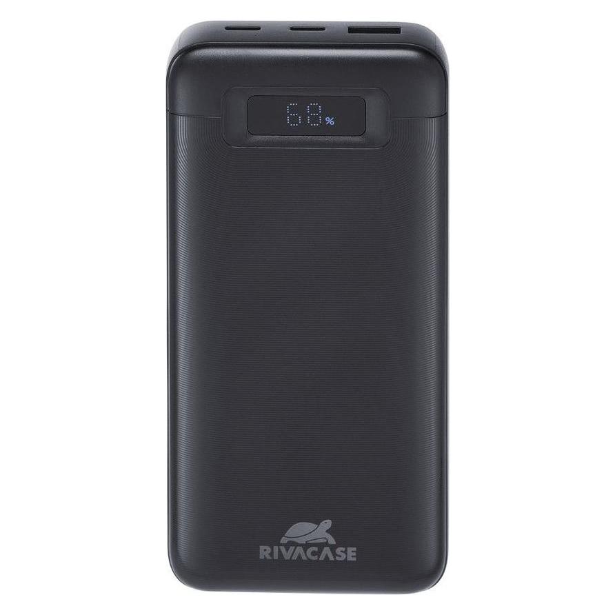 Rivacase VA1082 PD 65W 20000mah Powerbank Schwarz (20000 mAh, 65 W) (VA1082 black)