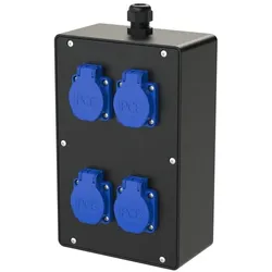 PCE 9216027 Wandverteiler Vollgummi Baureihe TRAUNSEE IV 4xSSD M20oBVu VC5p v IP54