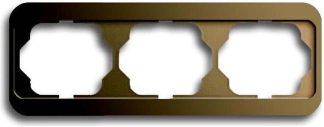 Busch-Jaeger Cadre triple bronze, waager.alpha 1723-21 (2CKA001754A1728)