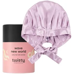 Twisty, Haarklammer + Haarclips, Wave New World jedwabny czepek do włosów kręconych Multi (1 Stk.)
