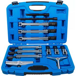BGS-technic Lagerabzieher 7760, 13-teilig, für Innen- und Außenlager, Spannweite 20 - 135 mm