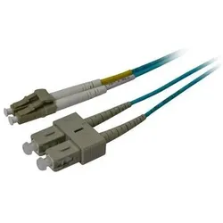 EFB Elektronik GmbH Duplex Jumper LC-SC 50/125μ, OM3, LSZH, aqua, 2.0mm, 25m, LWL Patchkabel sind definierte Kompon (25 m), Netzwerkkabel