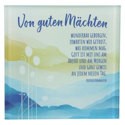 Glasrelief - Von guten Mächten