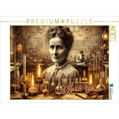 CALVENDO Puzzle Das Strahlen des Wissens: Marie Curies leuchtende Entdeckungen | 1000 Teile Lege-Größe 64x48cm Foto-Puzzle für glückliche Stunden
