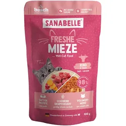 Sanabelle Freshe Mieze - Rind & Huhn 10x100 g