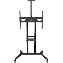 Onkron TV SET ACC MOBILE STAND/55-90"/BLACK TS1871-B (90 kg, 55" - 90"), TV Ständer, Schwarz