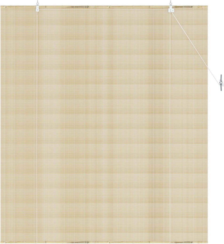 Highland Dunes Bamboo Roller shade Natural 160cm W X 160cm L