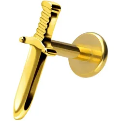 Titan Labret mit Innengewinde SCHWERT