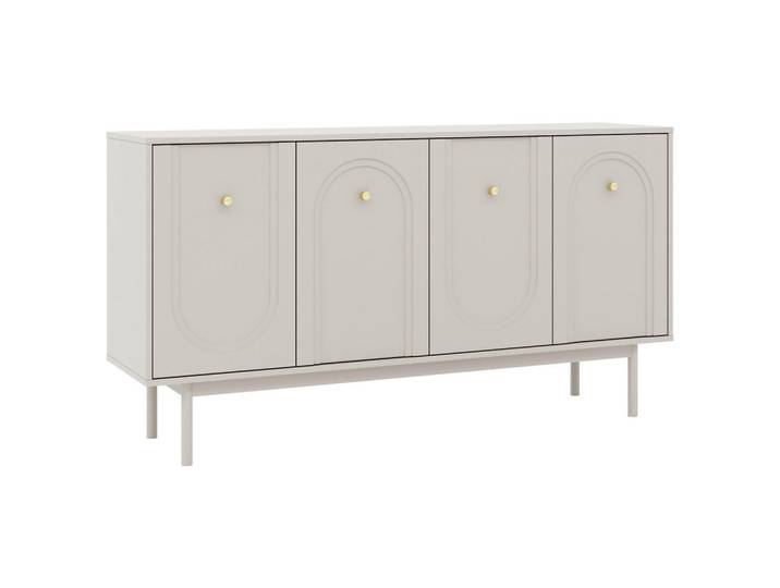 Boxxx Sideboard Mazoma, Kaschmir, 3 Fächer, 154x84x39 cm, Typenauswahl, stehend, in verschiedenen Größen erhältlich, Wohnzimmer, Kommoden & Sideboards, Sideboards