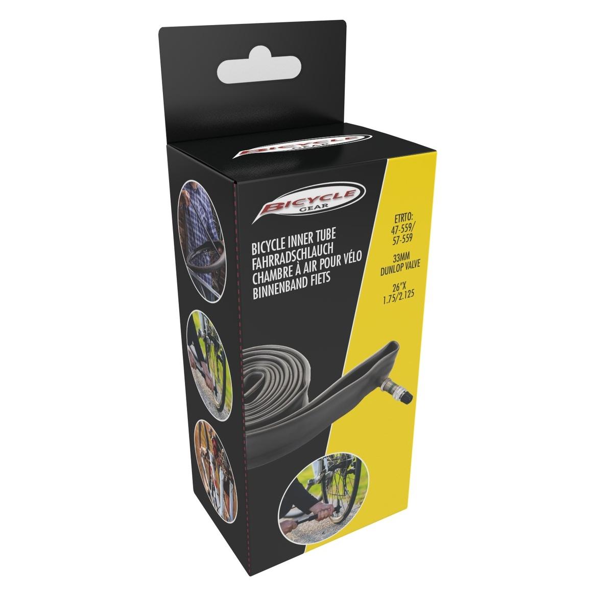 Bicycle Gear Bike inner tube 26"x1,75/1.95 (Dunlop (DV), 26", 40 mm) (33238101)