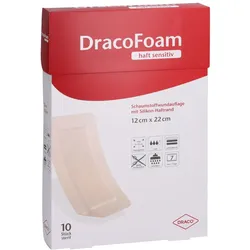 Dracofoam Haft Sensitiv Schaumst.Wund.12 10 St
