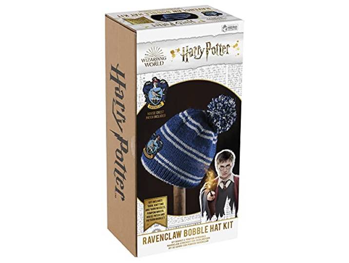Eaglemoss Hero Collector Ravenclaw Hogwarts House Beanie Hat Kit Harry Potter Wizarding World Knitting Kits Model Replica
