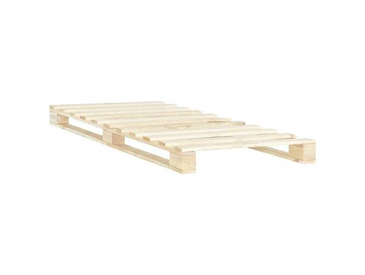 Lit de palette - 1 place - - bois massif - naturel - 100 x 200 cm - montage rapide - pour chambre zgh26i149