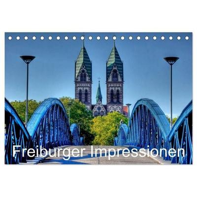 Freiburger Impressionen (Tischkalender 2027 DIN A5 quer), CALVENDO Monatskalender